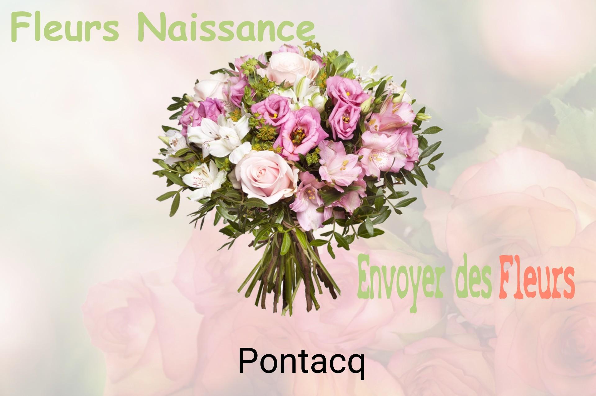 Bouquet de fleurs de naissance livré à Pontacq